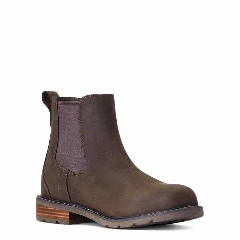 Ariat Mens Wexford Waterproof Chelsea Boot in Java-5